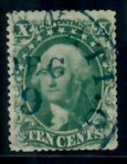 Cat. No. 33, Denom 10¢, With Certificate