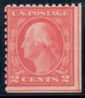 Cat. No. 461, Issue 1915, Denom 2¢, Color: Pale carmine / Red, Mint Never Hinged
