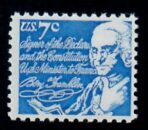Cat. No. 1393Df, Issue 1972, Denom 7¢, with the tagging omitted error