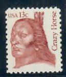 Cat. No. 1855a, Issue 1982, Denom 13¢, with the tagging omitted error