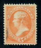 Cat. No. 152, Issue 1870, Denom 15¢, Color: Bright Orange, With Certificate