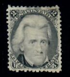 Cat. No. 84, Issue 1868, Denom 2¢, Color: Black, With Certificate
