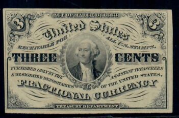 3¢ Fractional Currency