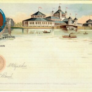 1893 Columbian Exposition Postcard, Superb Condition