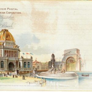 1893 Columbian Exposition Postcard, Superb Condition