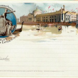 1893 Columbian Exposition Postcard, Superb Condition