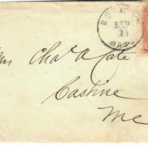 Cat. No. 94, Issue 1868, Denom 3¢, Color: Rose, With Certificate