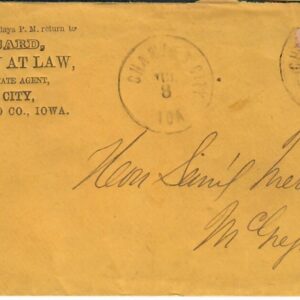 Cat. No. 65, Issue 1867, Denom 3¢, Color:  Rose, Iowa Govenor, Union Army
