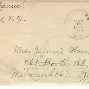 United States Cover with Divorce Contents, Denom 2¢