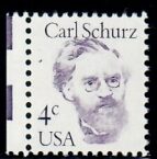 Cat. No. 1847a, Issue 1983, Denom 4¢, Color:  Violet, Tagging Omitted
