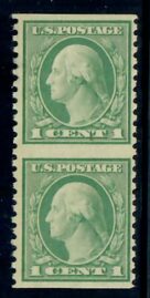 Cat. No. 538a, Issue 1919, Denom 1¢, Color:  Green